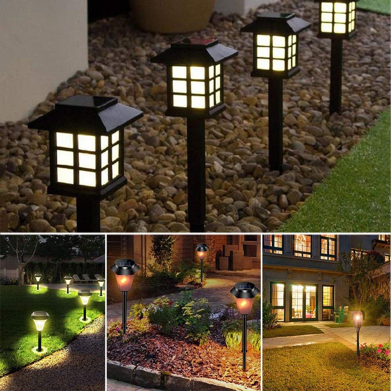 Yimaa 12 Pack Solar Light Replacement Stakes - Plastic Ground Spikes, Universal Path & Christmas Lights Replacement, Yard & Garden Outdoor Ground Decorations - Image 5
